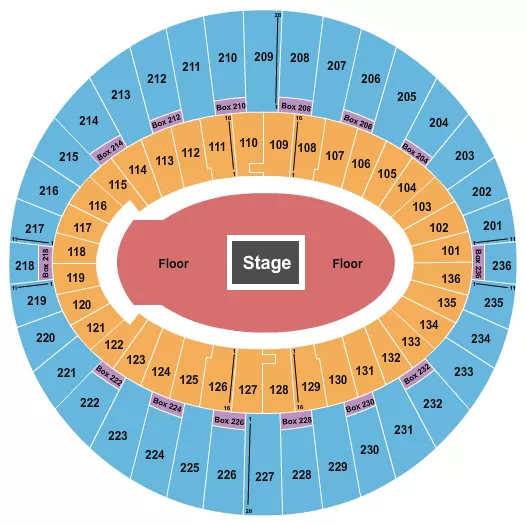 CENTERSTAGE 2 Seating Map Seating Chart