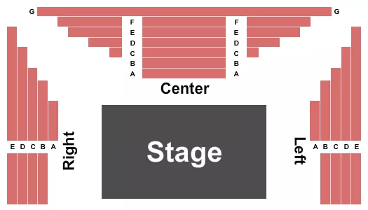 ENDSTAGE Seating Map Seating Chart