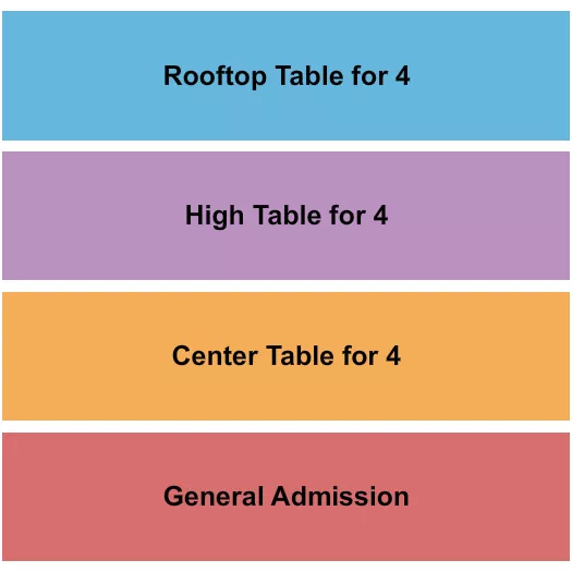 THE MIDWAY CA GA TABLES Seating Map Seating Chart