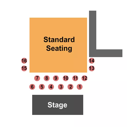 COWBOYLESQUE Seating Map Seating Chart
