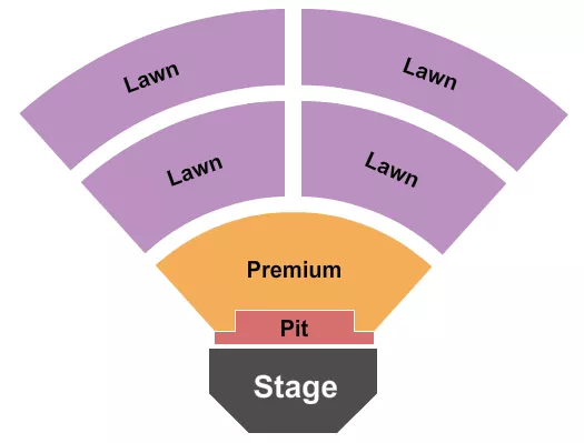 THE MILL TERRE HAUTE GA PREMIUM LAWN Seating Map Seating Chart