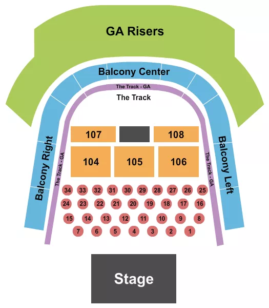 ACM HONORS Seating Map Seating Chart