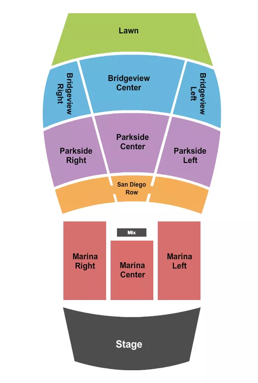 ENDSTAGE Seating Map Seating Chart