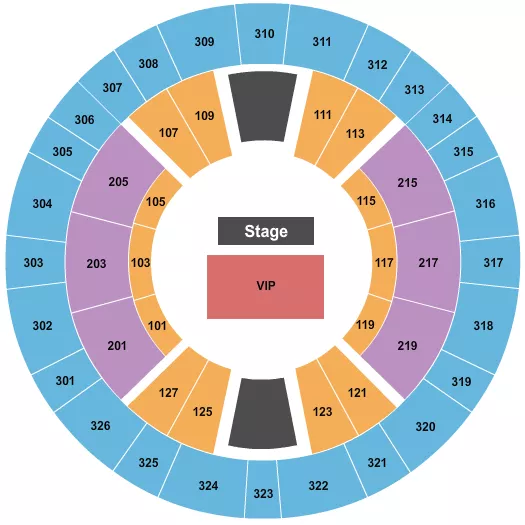 VIP FLOOR 2 Seating Map Seating Chart