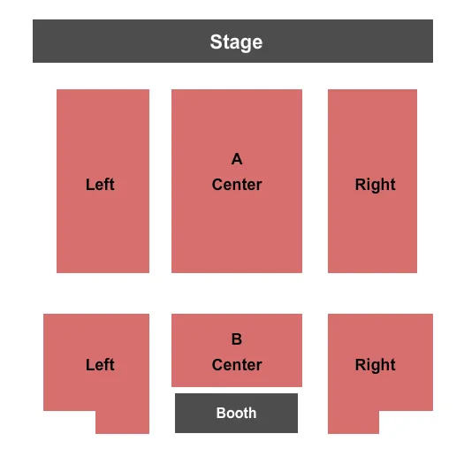 ENDSTAGE Seating Map Seating Chart