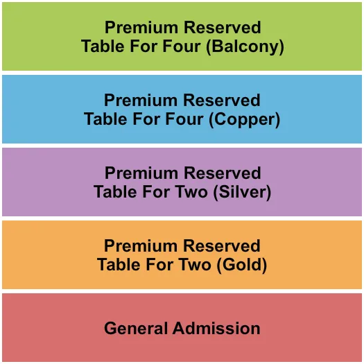 GA TABLES Seating Map Seating Chart