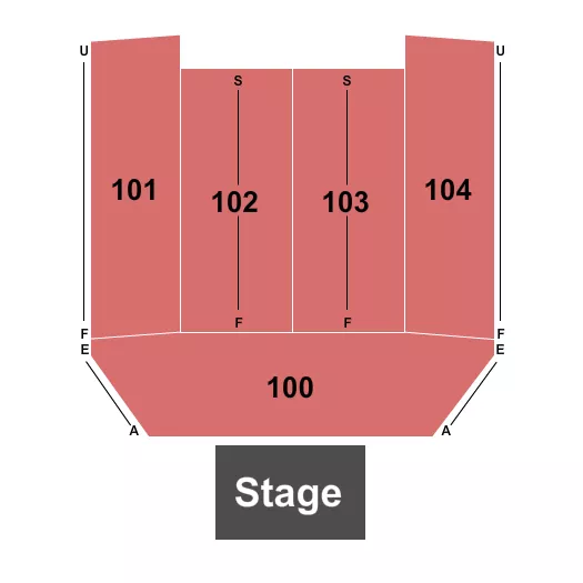 ENDSTAGE 2 Seating Map Seating Chart