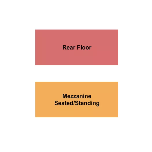 REAR FLOOR MEZZ Seating Map Seating Chart