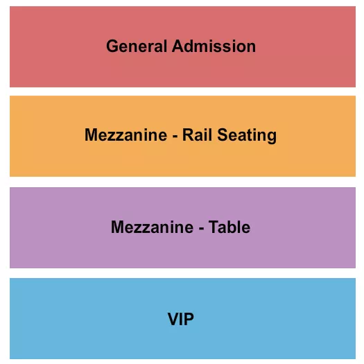 THE SIGNAL TN GA MEZZ RAIL VIP Seating Map Seating Chart