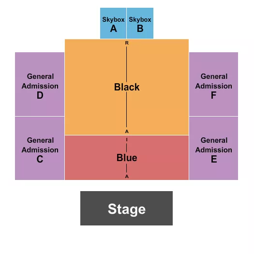 ENDSTAGE Seating Map Seating Chart
