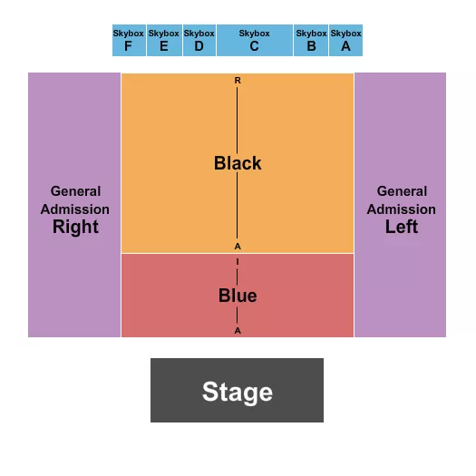 ENDSTAGE 2 Seating Map Seating Chart