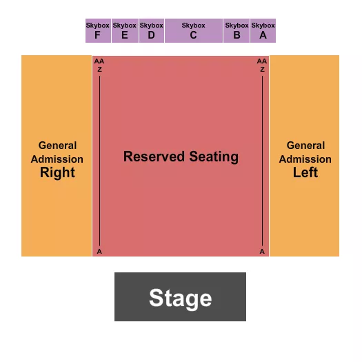 ENDSTAGE 3 Seating Map Seating Chart