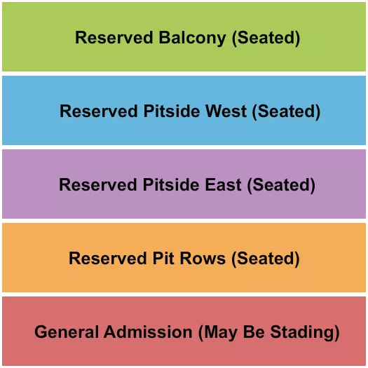 GA RESERVED Seating Map Seating Chart