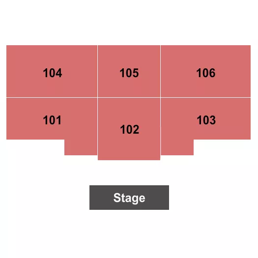END STAGE Seating Map Seating Chart