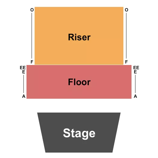 ENDSTAGE FLOOR RISER Seating Map Seating Chart