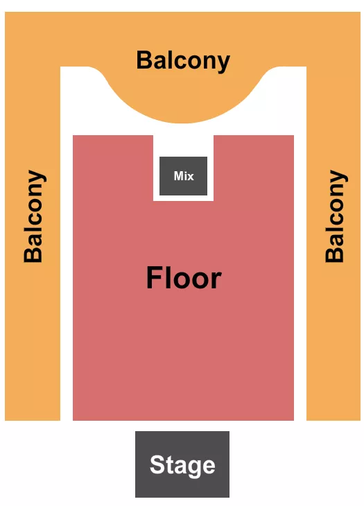 GA FLOOR GA BALC Seating Map Seating Chart