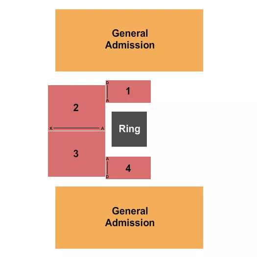WRESTLING Seating Map Seating Chart