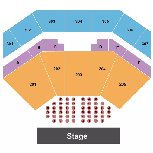 ENDSTAGE TABLES Seating Map Seating Chart