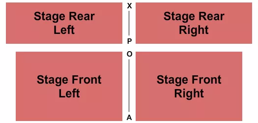 ENDSTAGE Seating Map Seating Chart