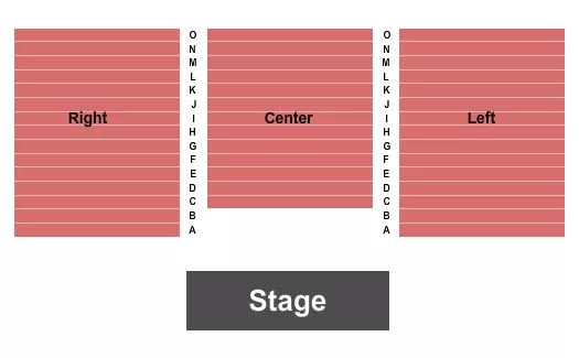 THE WAR MEMORIAL MI ENDSTAGE Seating Map Seating Chart
