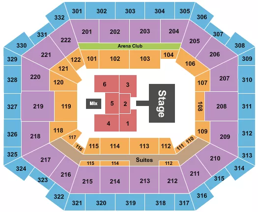 SANTA FE KLAN Seating Map Seating Chart