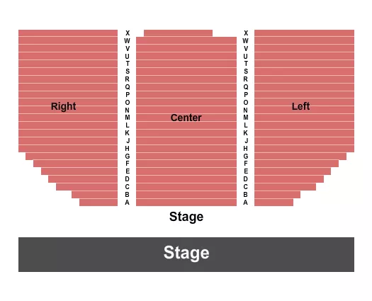 ENDSTAGE Seating Map Seating Chart