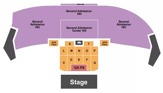 ENDSTAGE GA PIT 3 Seating Map Seating Chart