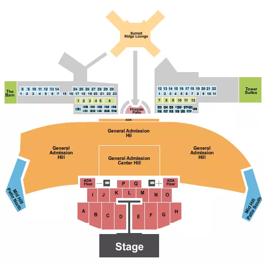 POST MALONE Seating Map Seating Chart
