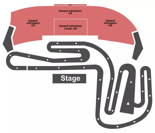 RACING Seating Map Seating Chart
