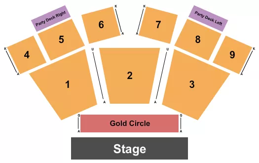 ENDSTAGE 2 Seating Map Seating Chart