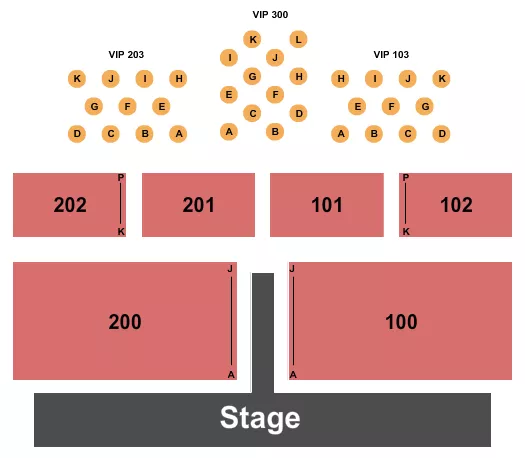 ENDSTAGE TABLES Seating Map Seating Chart