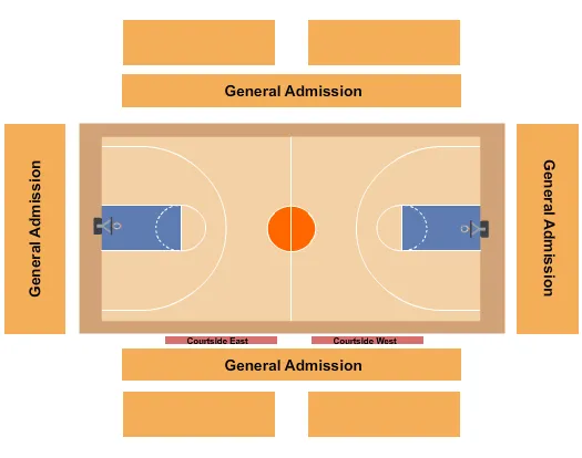 BASKETBALL WOMEN Seating Map Seating Chart