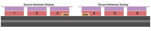 NITRO EXTREME Seating Map Seating Chart