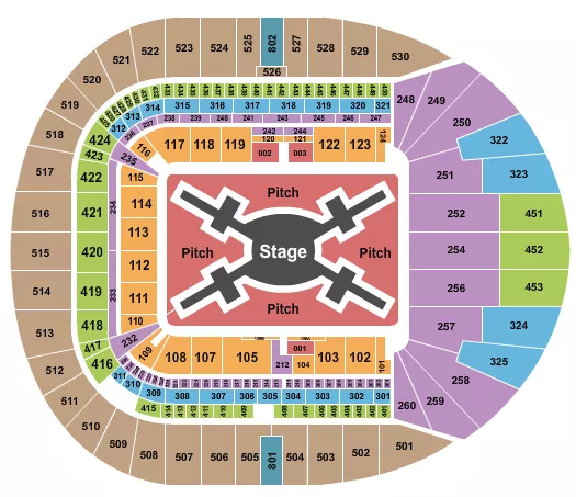 BTS Seating Map Seating Chart