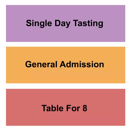 WINE TASTING Seating Map Seating Chart