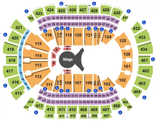 TOYOTA CENTER TX CIRQUE OVO Seating Map Seating Chart