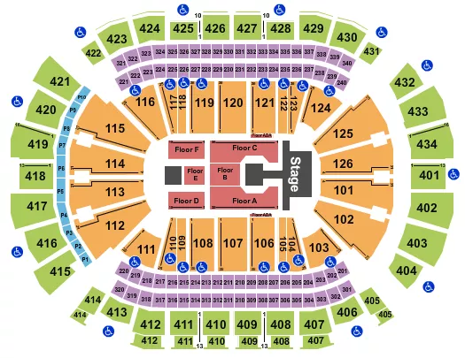 TOYOTA CENTER TX YOUNG MIKO Seating Map Seating Chart