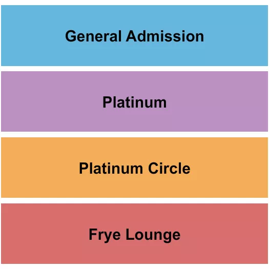 FESTIVAL Seating Map Seating Chart