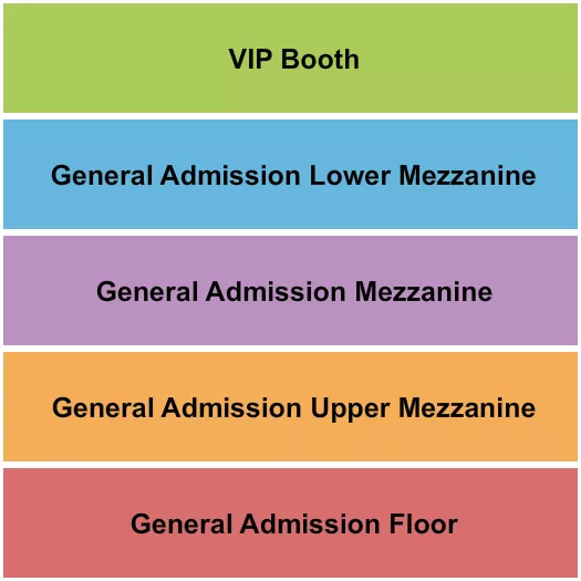 GA BY SECTION Seating Map Seating Chart