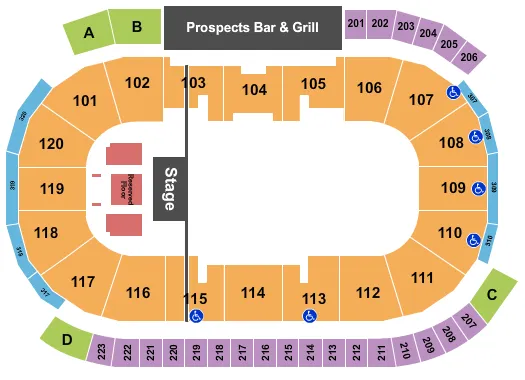 QUARTER HOUSE Seating Map Seating Chart