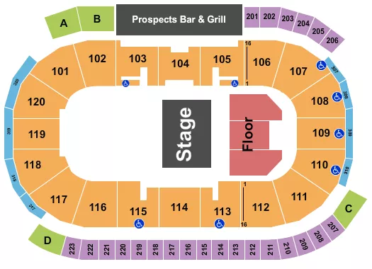 THEATRE Seating Map Seating Chart