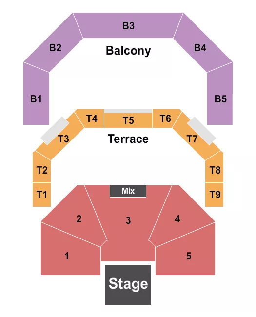 ENDSTAGE Seating Map Seating Chart