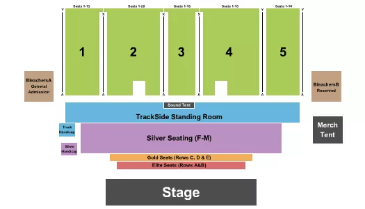 CONCERT Seating Map Seating Chart