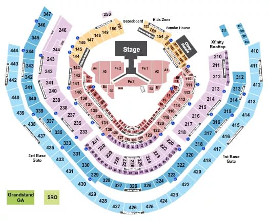 STRAY KIDS Seating Map Seating Chart
