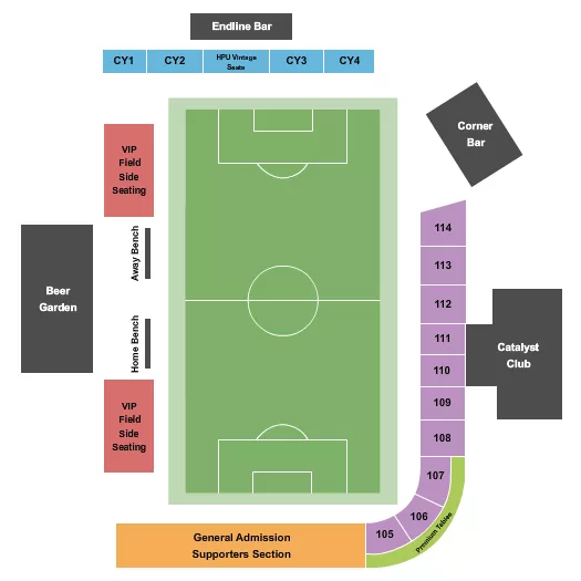 SOCCER Seating Map Seating Chart