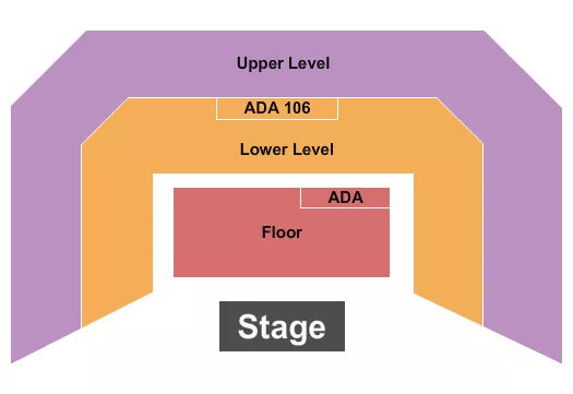 LOWER FLOOR Seating Map Seating Chart