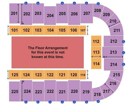 GENERIC FLOOR Seating Map Seating Chart