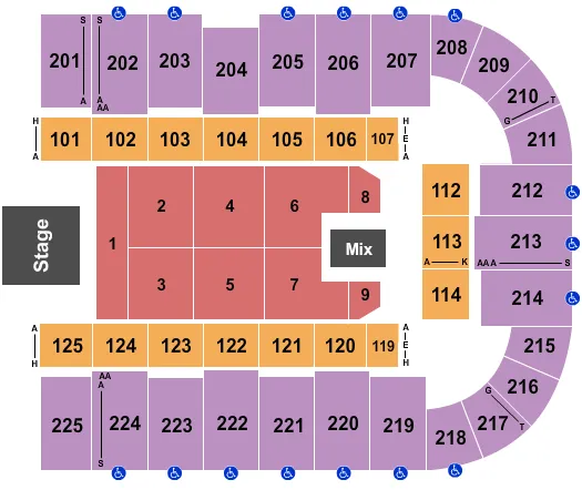JOHN MULANEY Seating Map Seating Chart