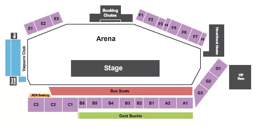 CONCERT Seating Map Seating Chart