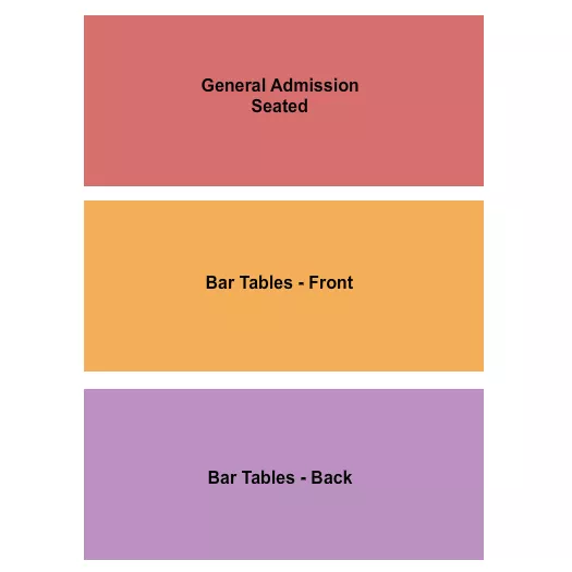 GA SEATED BAR TBL FRNT BACK Seating Map Seating Chart